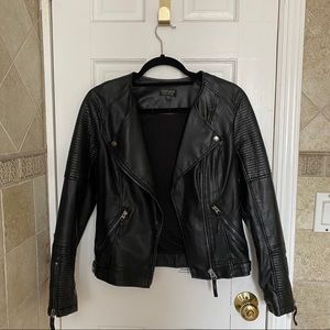 Topshop leather jacket
